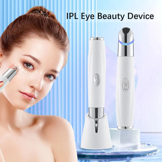 Eye Massager with Heating, Vibration, and Skin Care for Dark Circles & Eye Bags